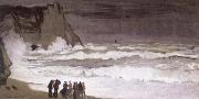 Claude Monet Rough Sea at Etretat china oil painting reproduction